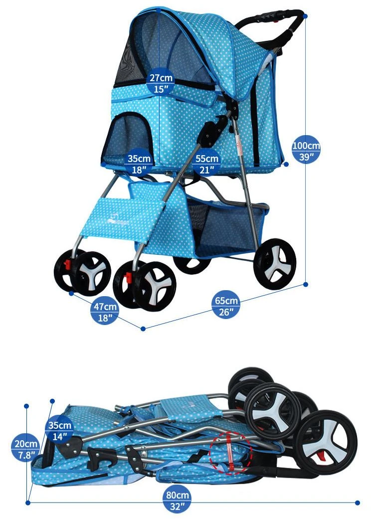 pet stroller foldable